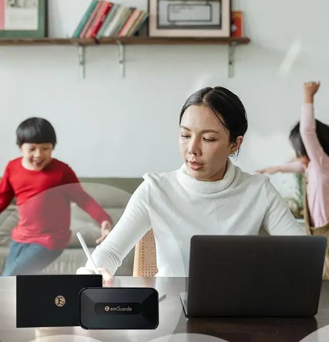 Alat emGuarde untuk menetralisir polusi elektromagnetik di ruang kerja