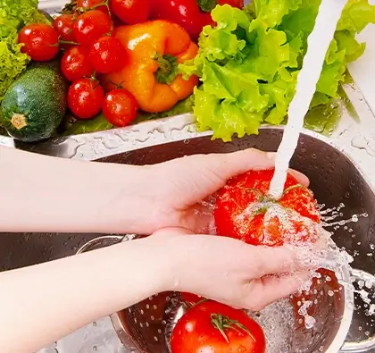 Pembersih Kangen Water Efektif Mengangkat Pestisida Pada Sayuran.