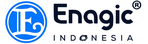 Logo resmi Enagic Indonesia, produsen mesin Kangen Water standar medis Jepang.
