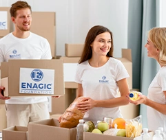 Sertifikasi resmi 501(c)(3) Enagic Foundation di Amerika Serikat untuk misi kemanusiaan global.