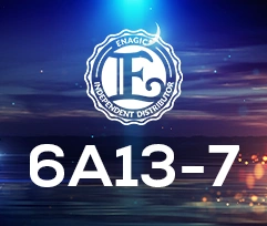 Simbol peringkat 6A13-7 Enagic, pencapaian karir tertinggi dalam sejarah perusahaan.