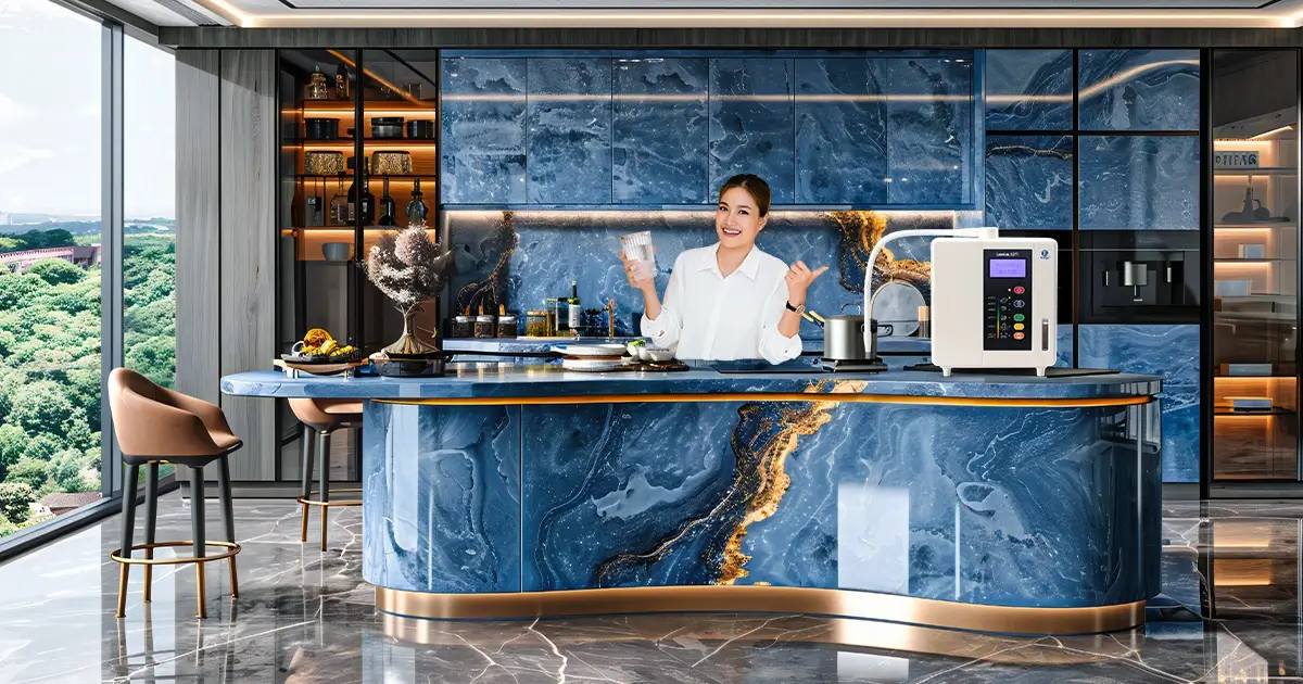 Mesin Leveluk Sd501Dx Enagic Indonesia Dengan Tujuh Pelat Titanium