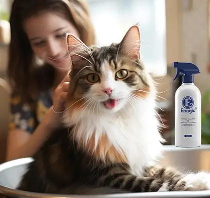 Nutrisi Tanaman Perawatan Hewan untuk bulu kucing lembut.