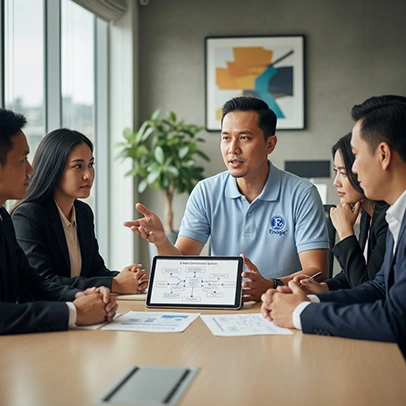 Diagram Alur Distribusi Komisi 8 Point Sistem Enagic Indonesia Yang Transparan.