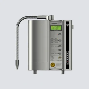 Mesin Kangen Water Enagic Leveluk Sd501 Platinum Desain Modern Warna Perak Metalik Dengan 7 Pelat Elektroda Titanium.