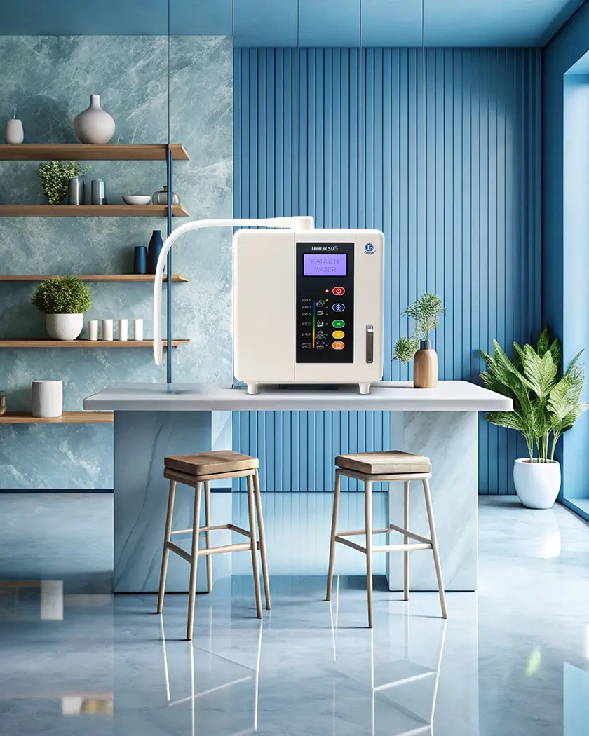 Mesin Enagic tipe LeveLuk SD501DX, standar emas perangkat medis penghasil Kangen Water.