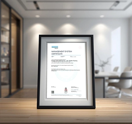 Sertifikat iso 13485 enagic sebagai bukti standar medis jepang